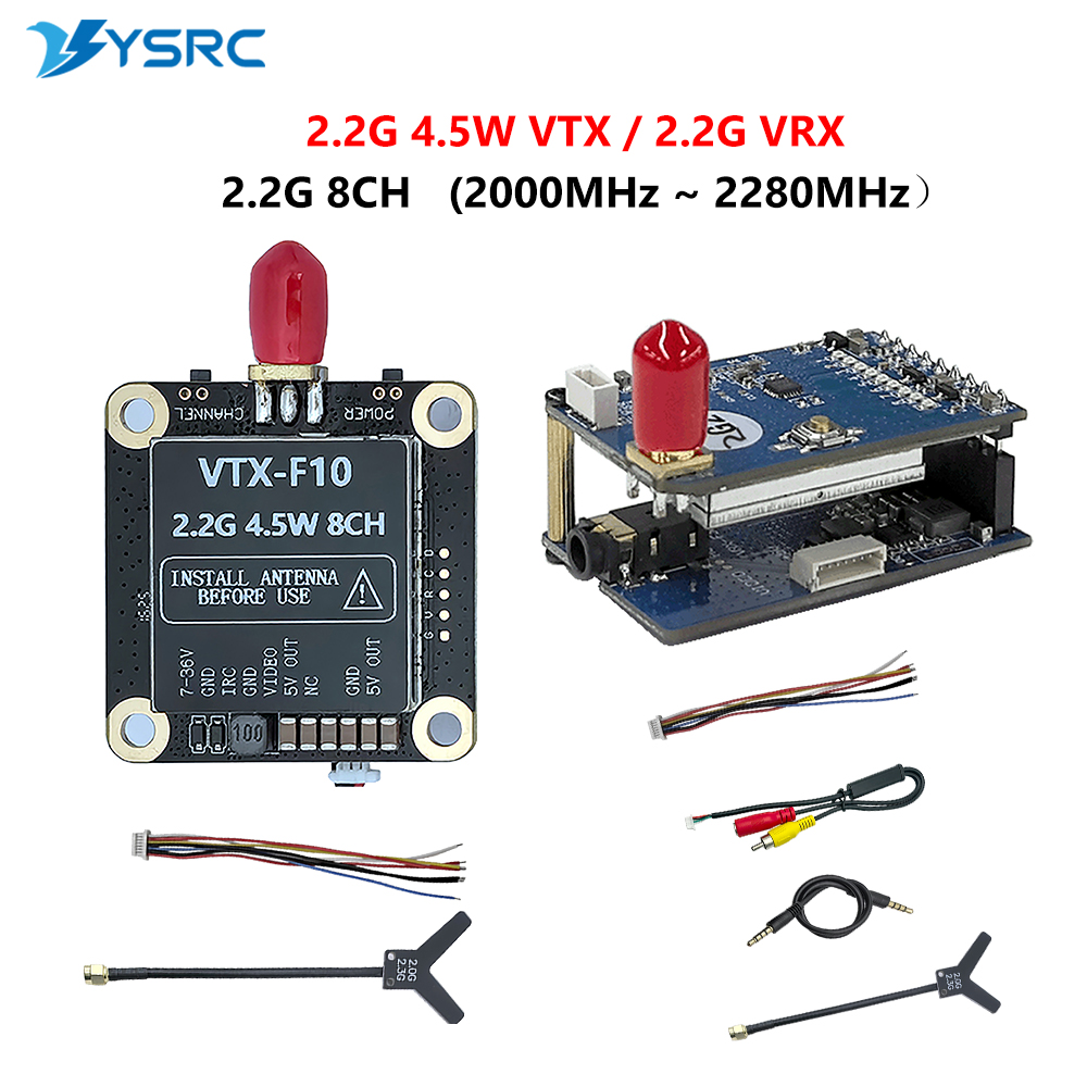 Fpv Drone Goggles - 2.0-2.2G 4.5W VTX 8CH FPV เครื่องส่งสัญญาณวิดีโอ